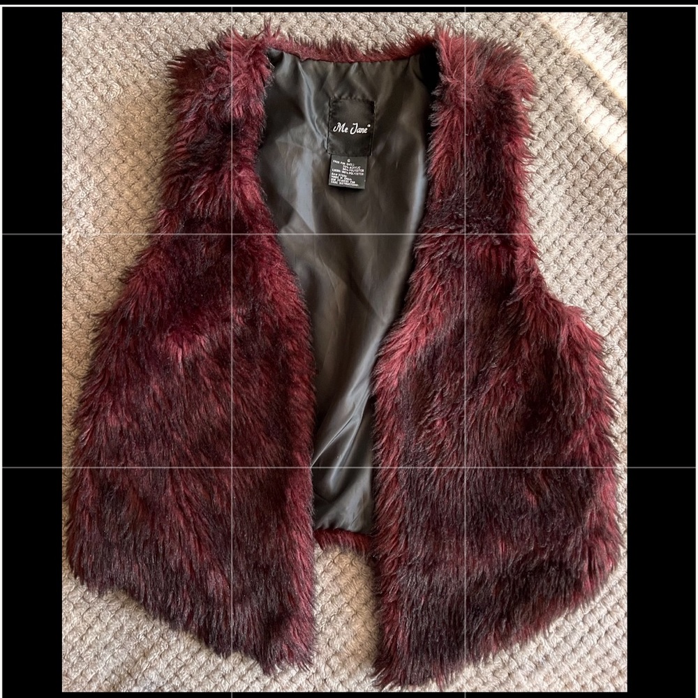 Faux fur vest